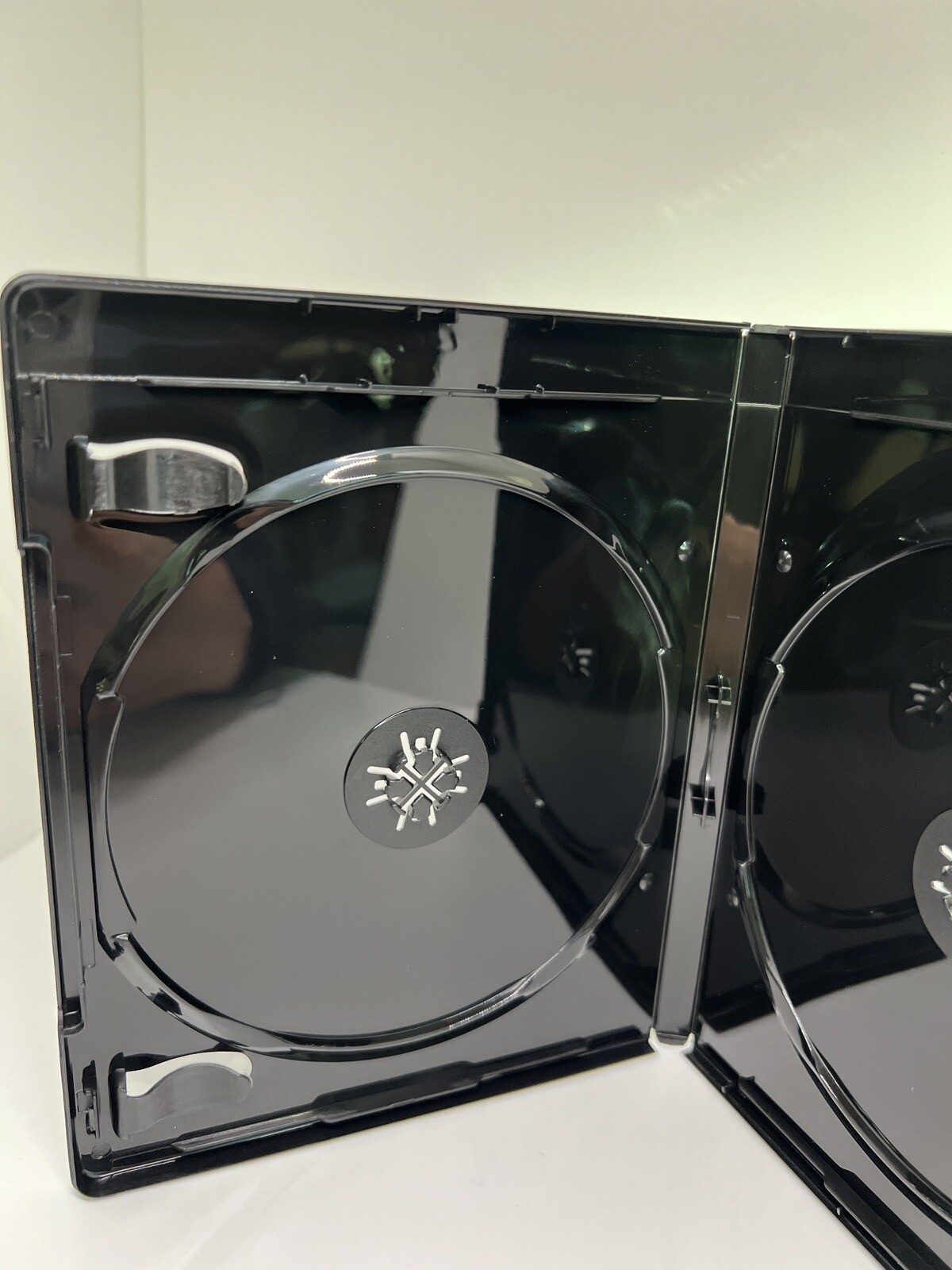 5 PCS NEW 12mm Double Blu-Ray DVD Case, Embossed Blu-Ray Logo, Black,YH28-12MM
