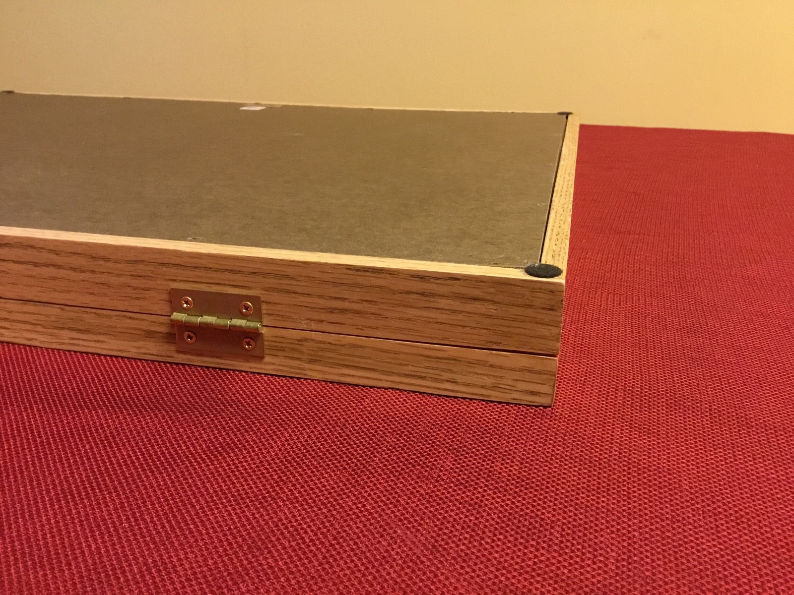 Oak Wood Display Case 18 x 24 x 2 for Arrowheads Knifes Collectibles & More