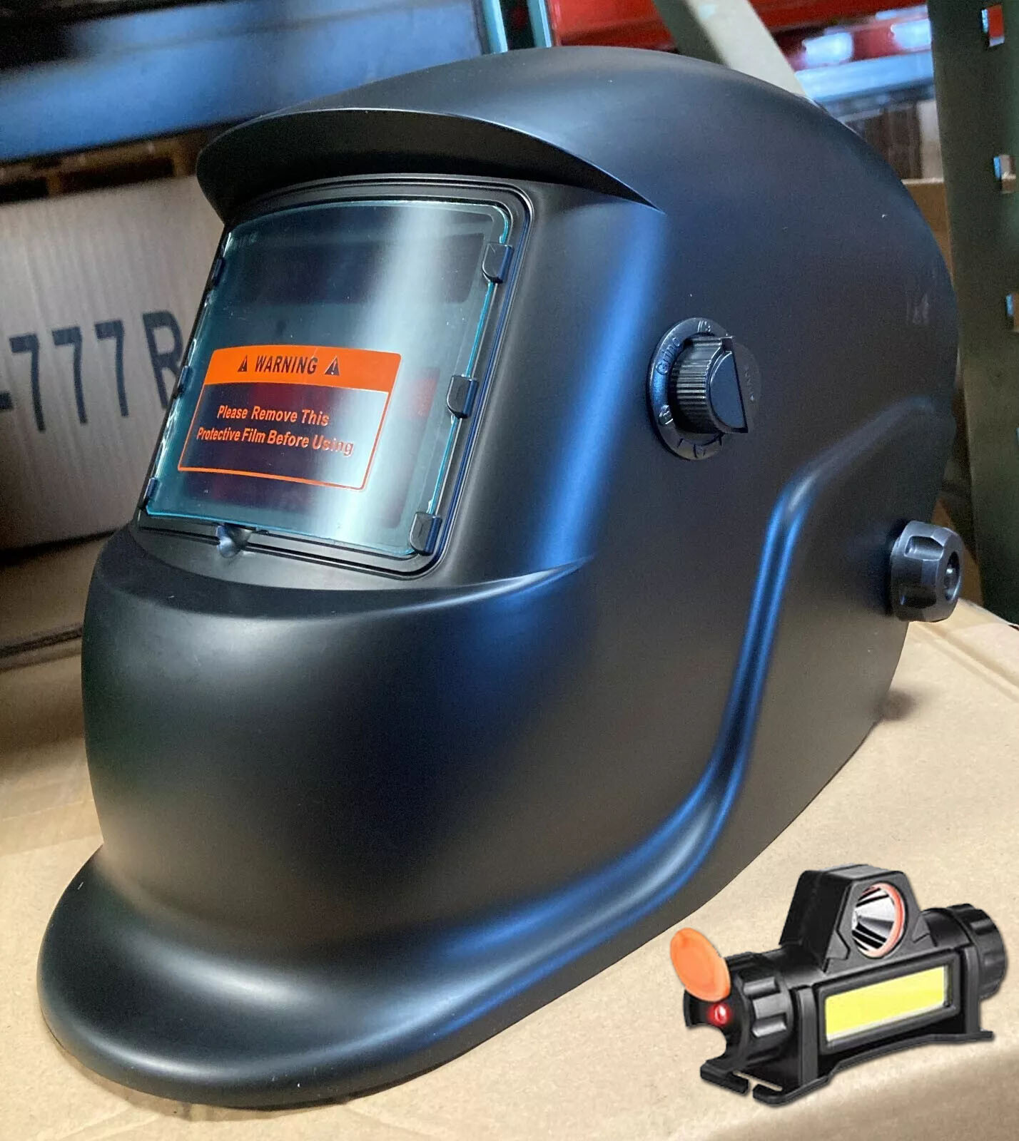 True color Auto Darkening Welding Helmet Arc Tig Mig Grinding Hood Solar Powered
