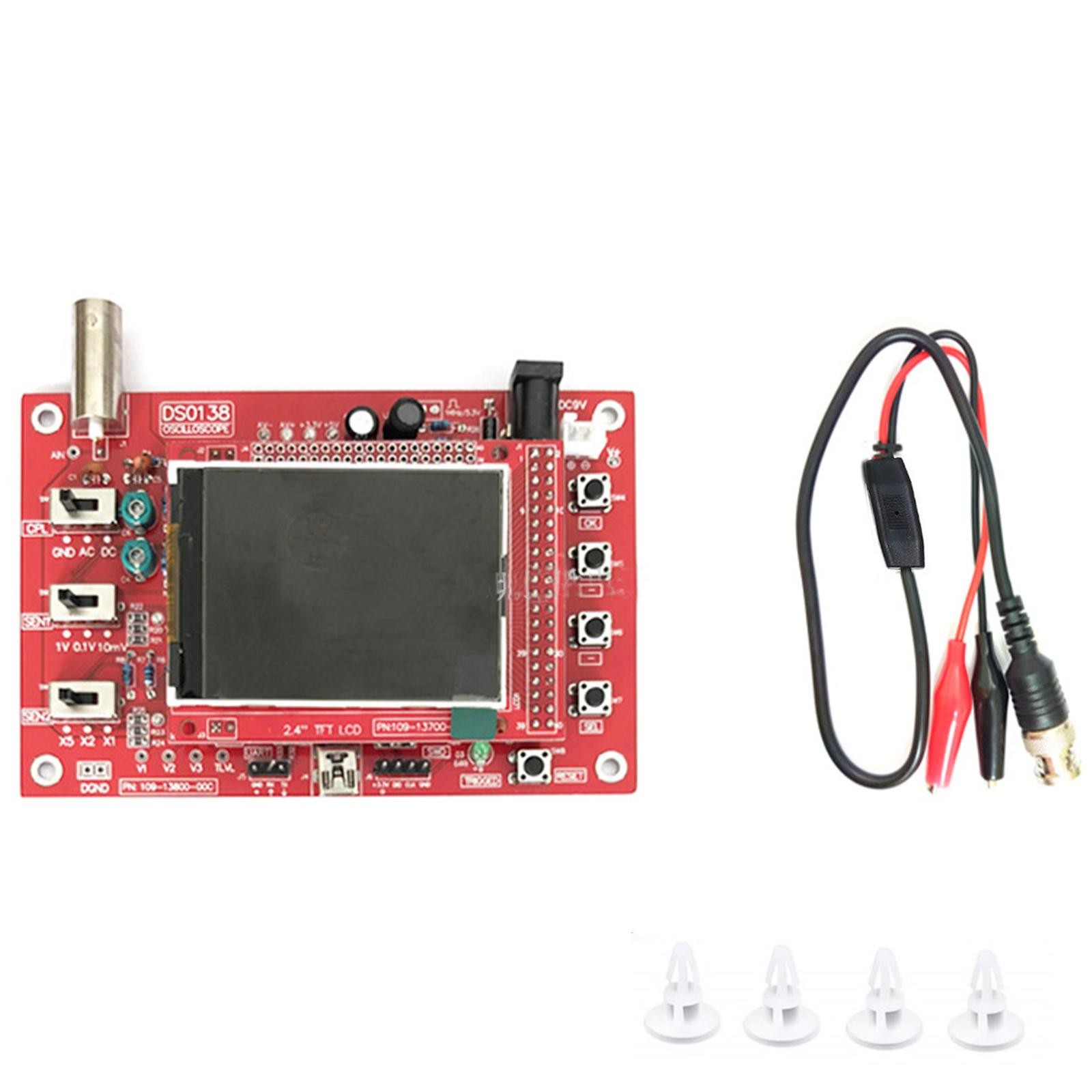 2.4in TFT Digital Assembled DSO138 Oscilloscope Kit DIY Module Education Board