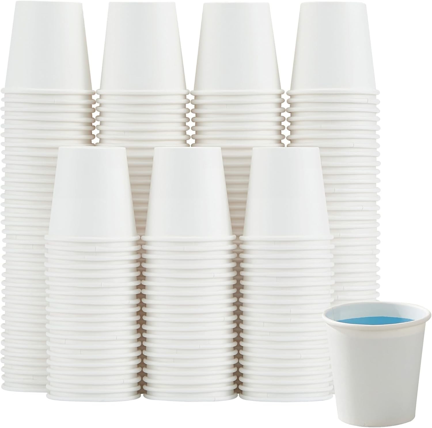 3oz Paper Cups Dixie Cup[100 Pack], Disposable Bathroom Cups, Elegant Design …