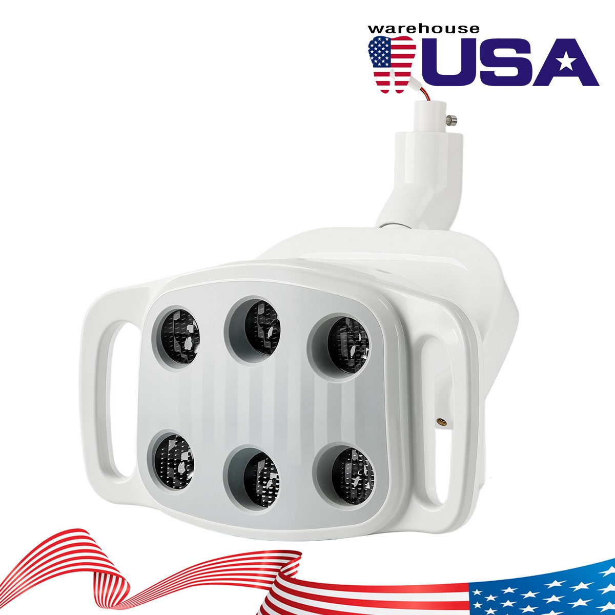 Dental LED Lamp 6 LED Light For Dental Unit Chair Adjustable Oral Light 22&26MM
