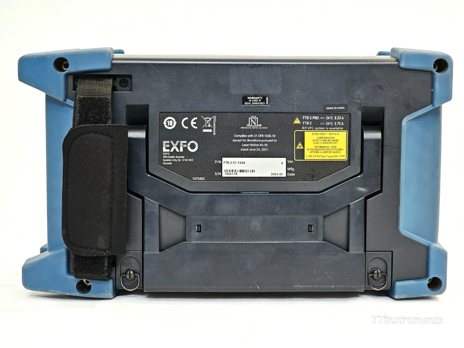 EXFO FTB-2 Platform + FTB-7600E 1550/1625 Ultra-long-haul SM OTDR 50/48 dB 250KM