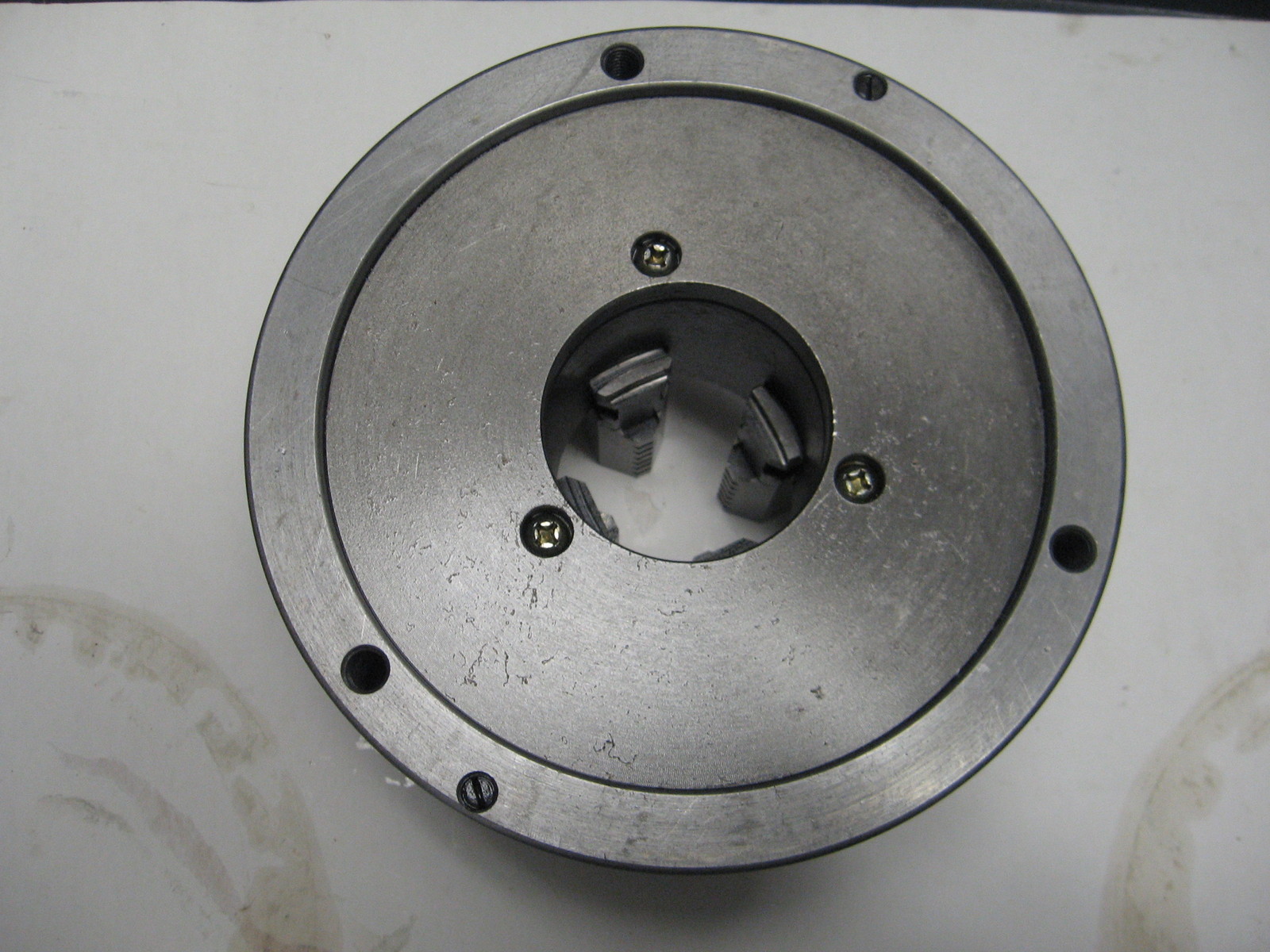 8″ 6-JAW SELF-CENTERING LATHE CHUCK w. top&bottom jaws–0.003″ TIR—new