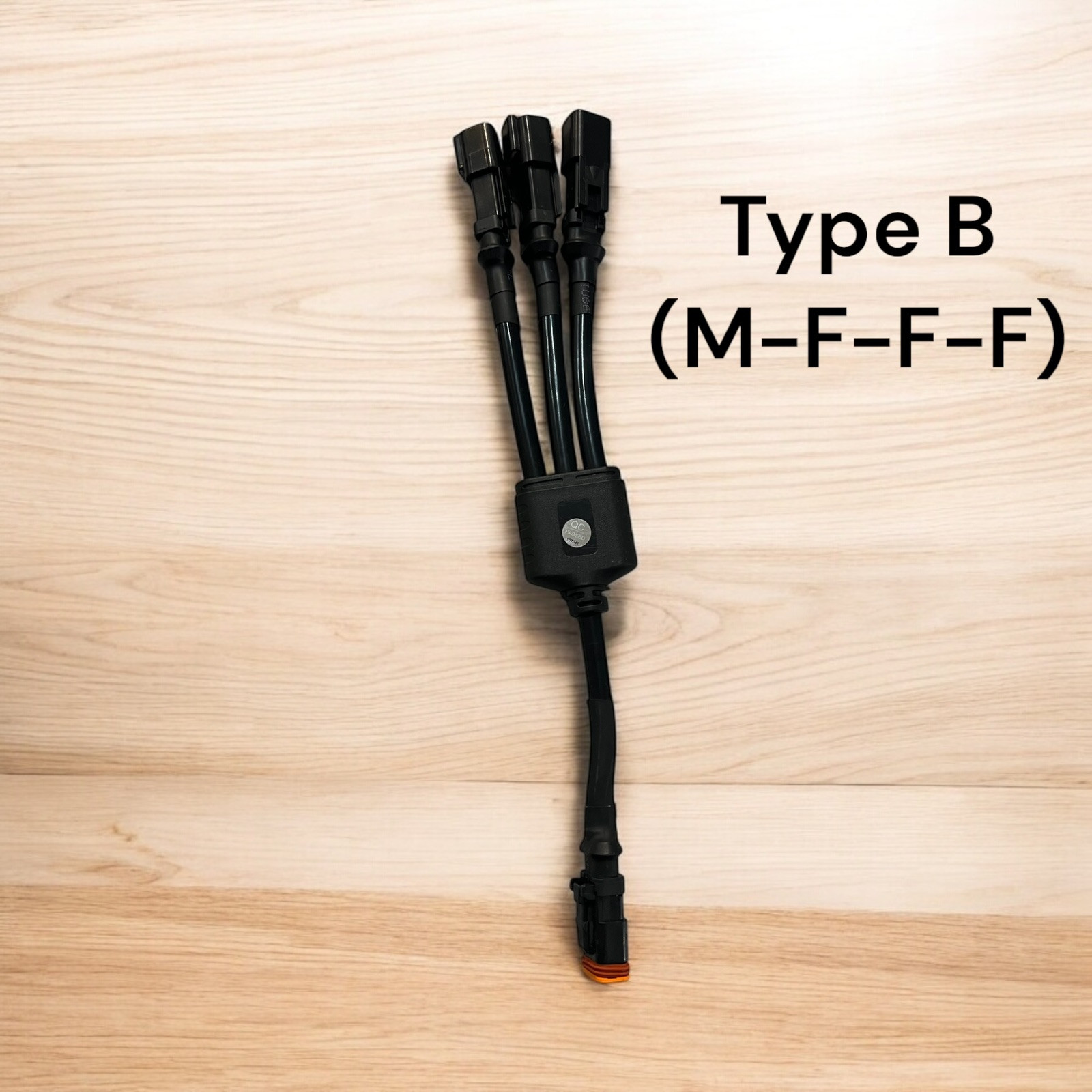 IP67 Y-type Waterproof Black DT Connector 2Pin Male and Female Splitter Deutsch