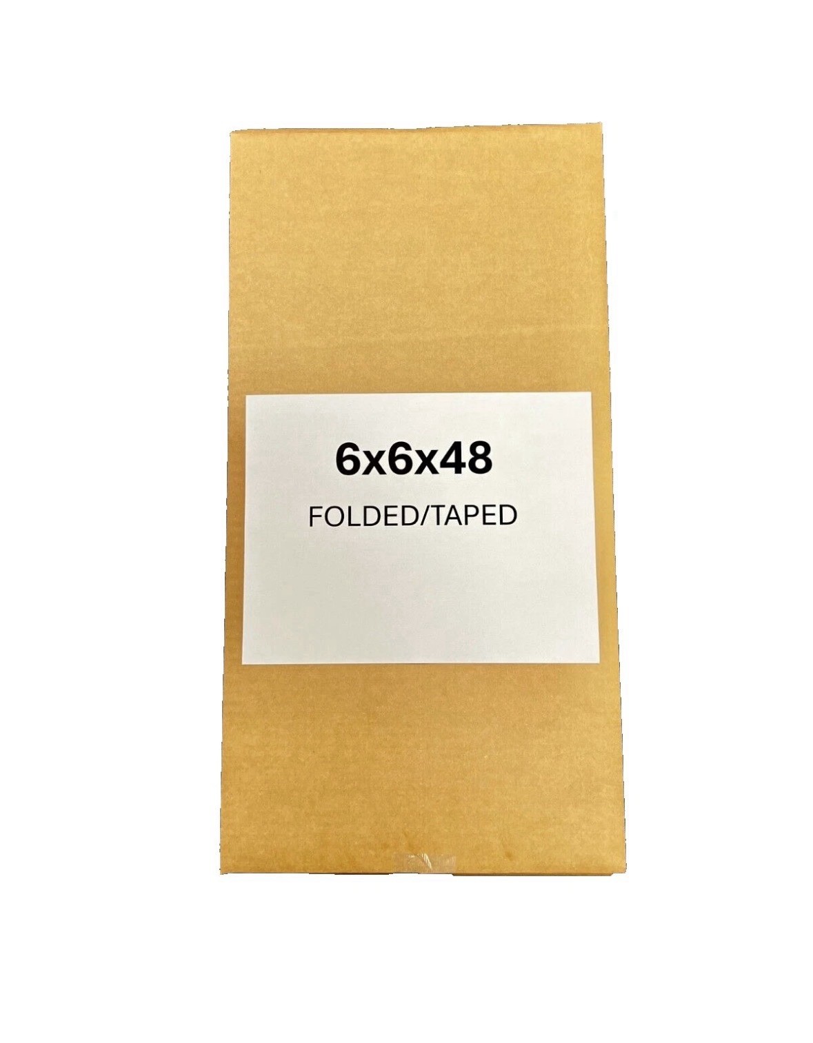 6 x 6 x 48 CARDBOARD BOX Waterproof Packaging SINGLE BOX Pick Up Available
