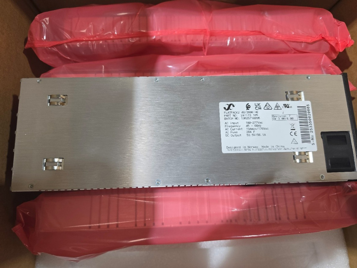 ELTEK 241119.105 48V/3000W FlatPack HE Rectifier NEW!