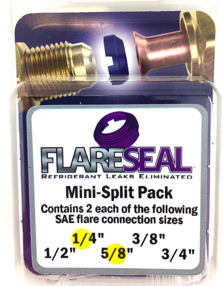DIY Flare Seal Ductless Mini Split HVAC stop flare leak FlareSeal AC MSP-0410