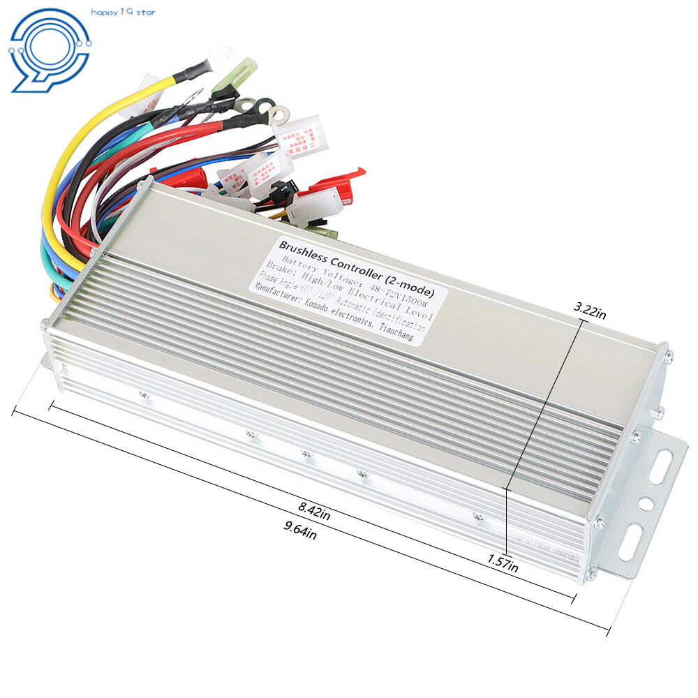 1500W Motor Speed Controller DC 48V/72V For Electric E-bike Scooter Brushless