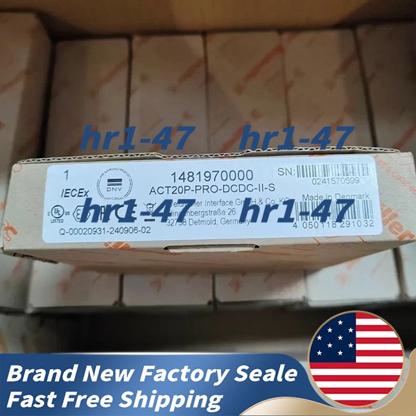 1PCS NEW Weidmuller ACT20P-PRO DCDC II-S Isolator 1481970000 Free Shipping