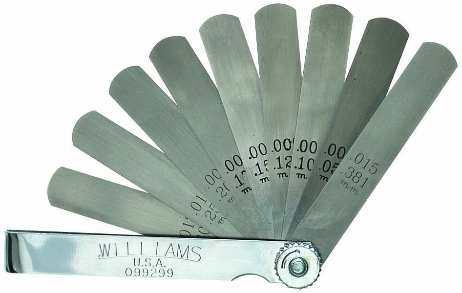 Williams GS-2 Standard Feeler Gauge Set
