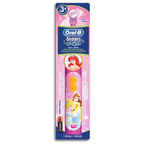 Oral-B Stages Disney Princess Disposable Power Toothbrush, 4/box, ages 3