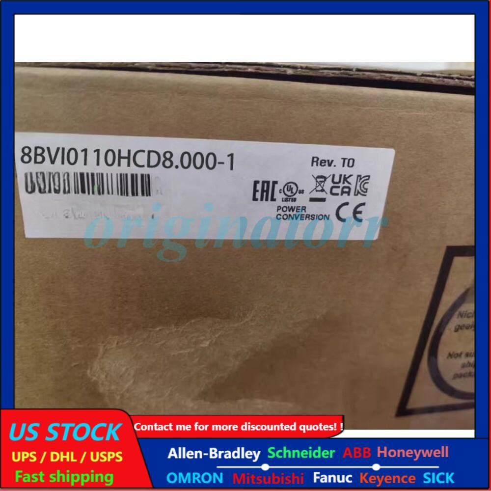 Brand New Sealed 8BVI0110HCD8.000-1 Servo Drive New In Box Expedited Shipping
