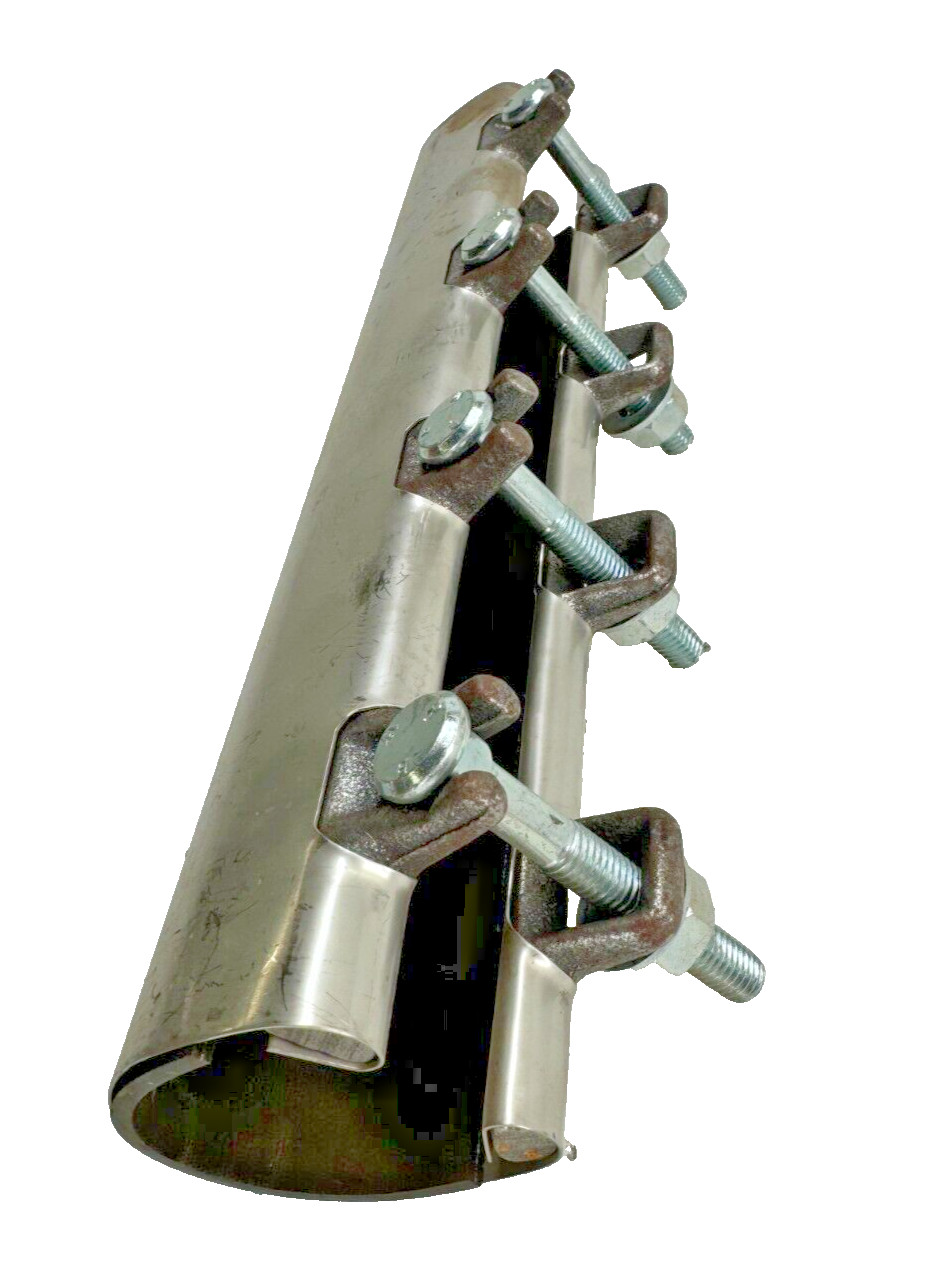 Pipe Repair Clamp 1-1/2″ (1.90 OD) x 12″ Long, Partial Coverage, Stainless Band