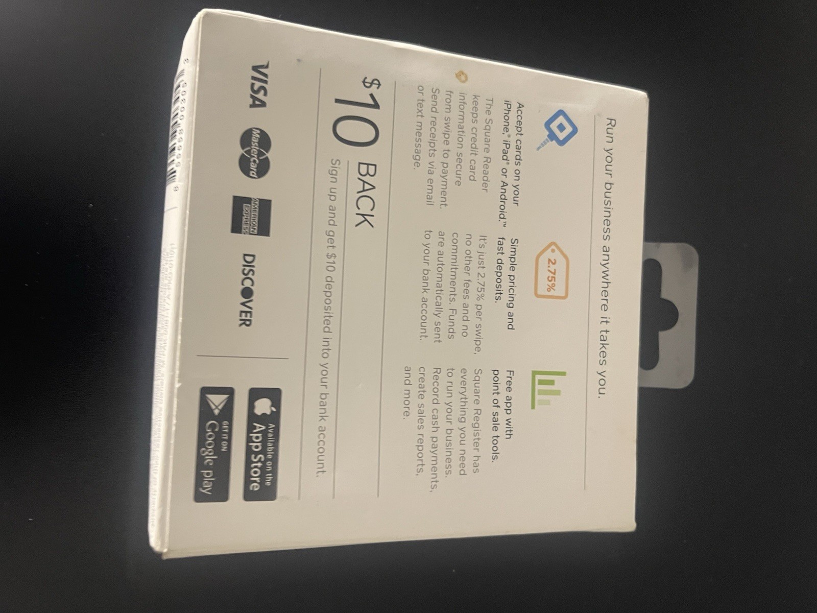 Square Square Reader Credit Card Reader for iPhone iPad Android POS Terminal