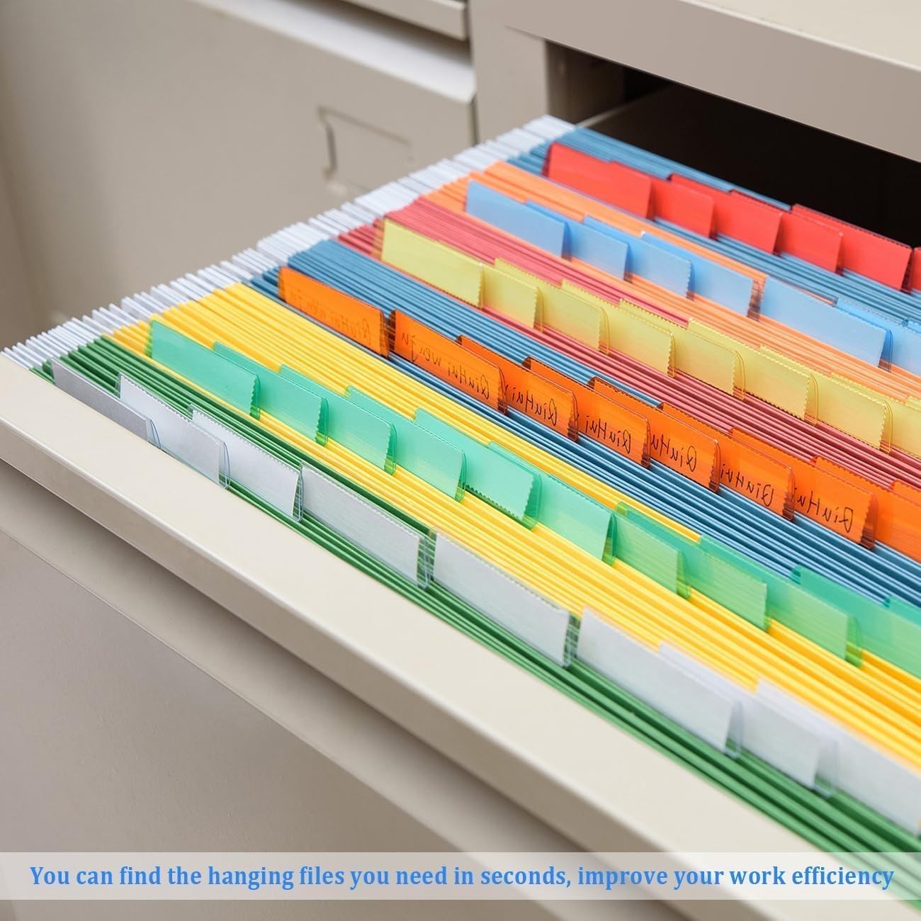 200 Sets File Folder Tabs, Insertable 3.1 x 2.4 x 1.2 inches, Clear (200pcs)