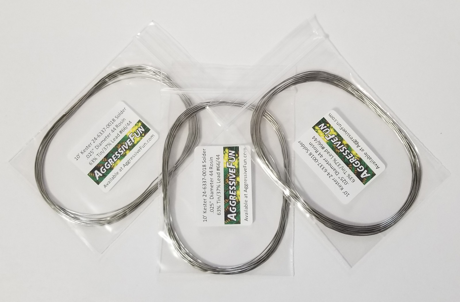 Kester 44 Rosin Core Solder .025″ .6mm 63/37 Eutectic 24-6337-0018 30ft