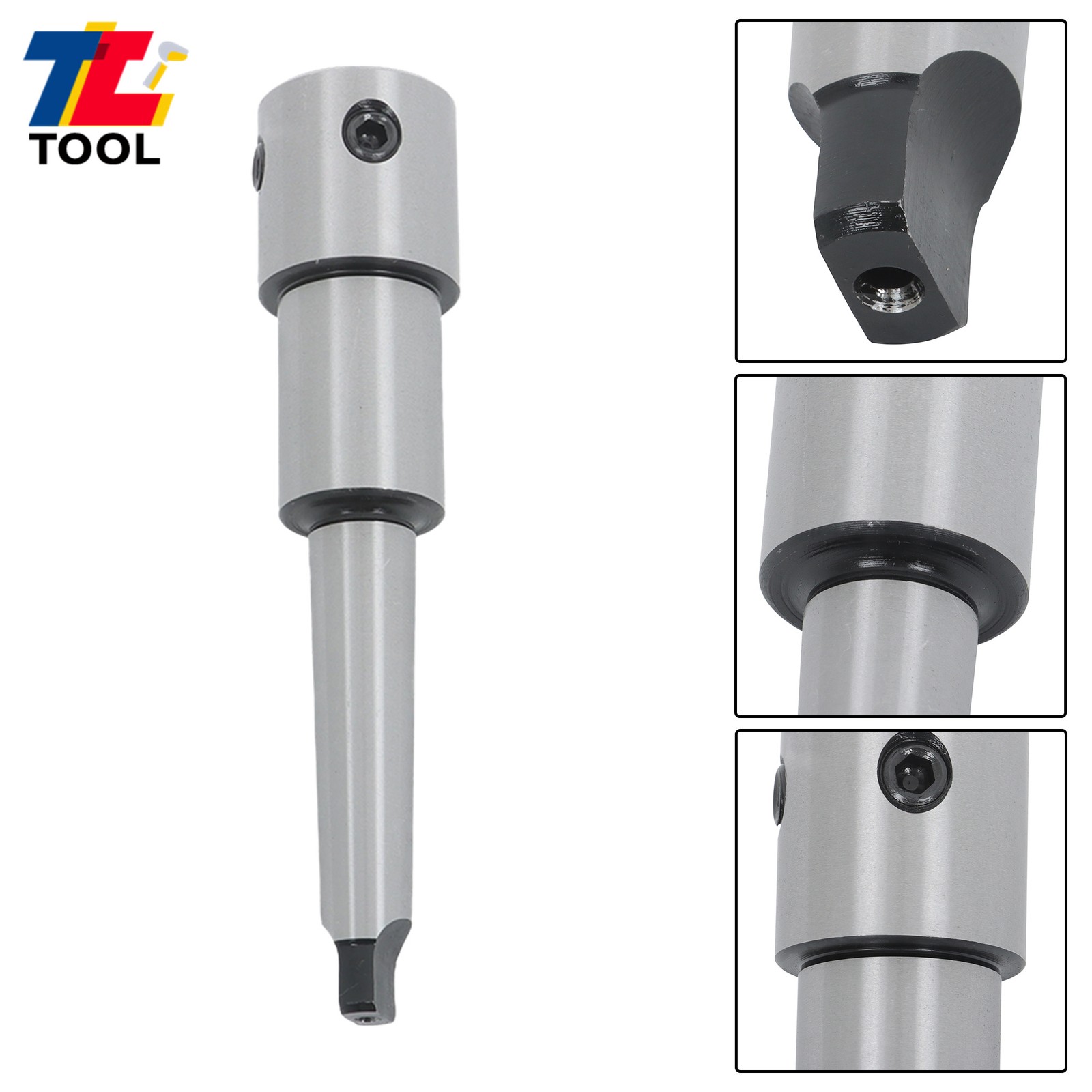 Industrial Grade MT2 to 3/4 Shank Annular Cutter Arbor for Drill Press