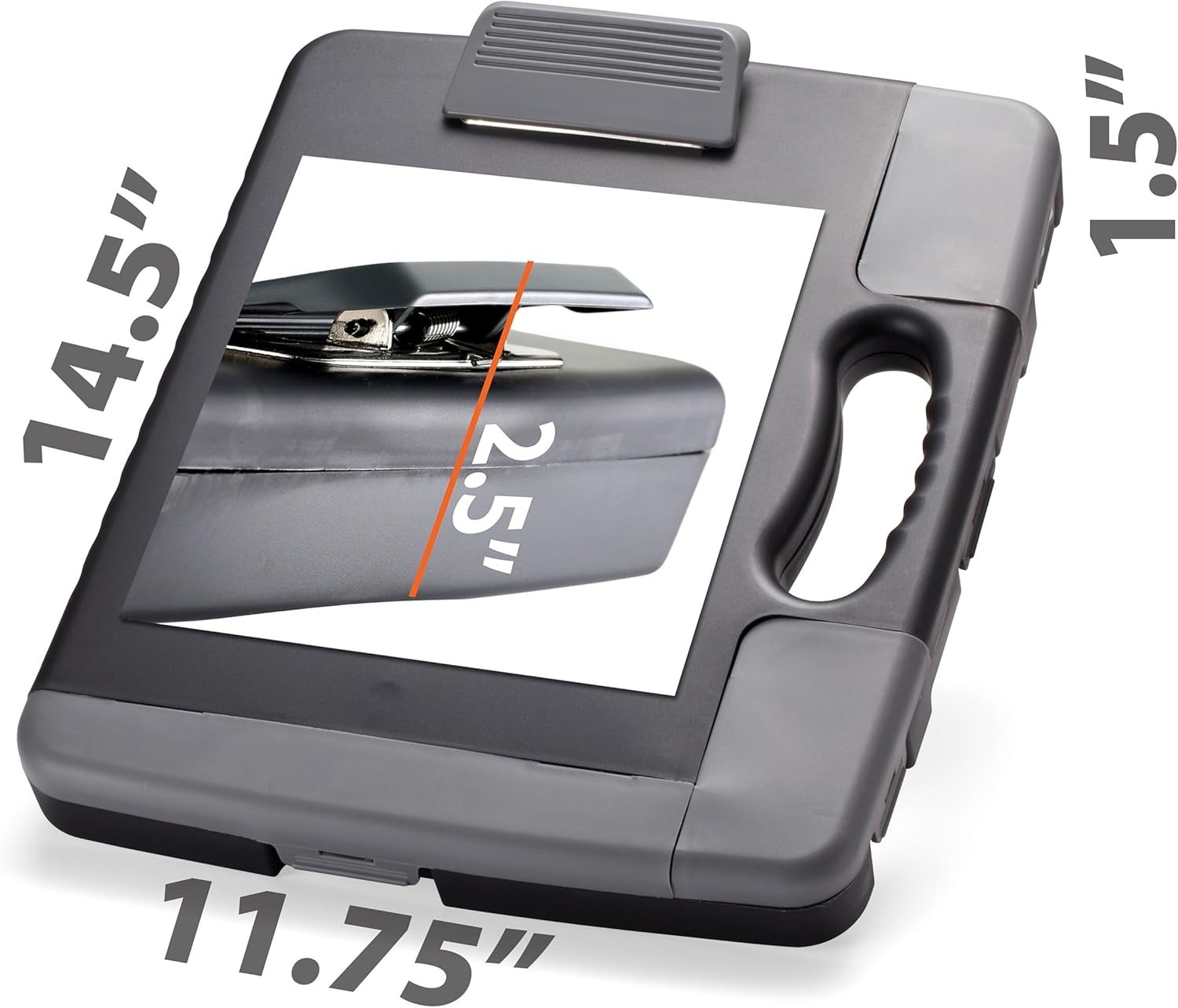 Lightweight A4 Clipboard Storage Case with Strong Metal Clip for Everyday Use