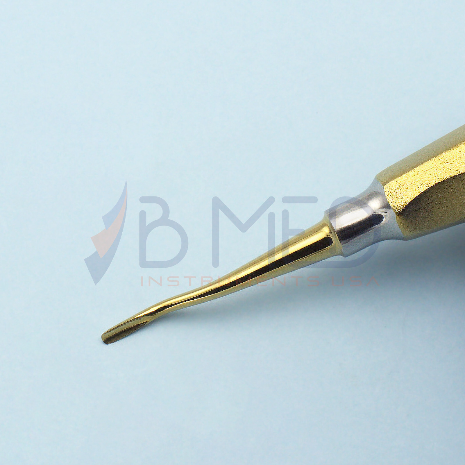 Dental Root Elevator 46R Serrated Titanium Tooth Extraction Oral Surgery