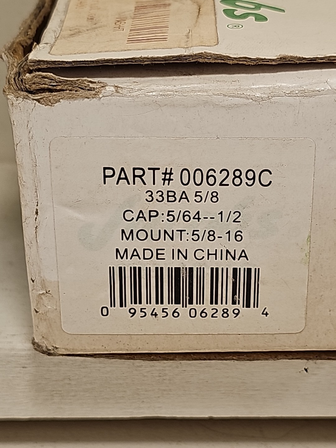 New In Box JACOBS Threaded Drill Chuck 33BA 5/8-16 5/64 To 1/2” Capacity No Key