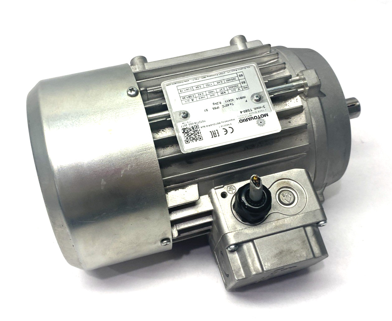 Motovario TS80A4D 0,37 230/400-50 B14 Electric Motor 3-Phase 0,37kW 1450rpm
