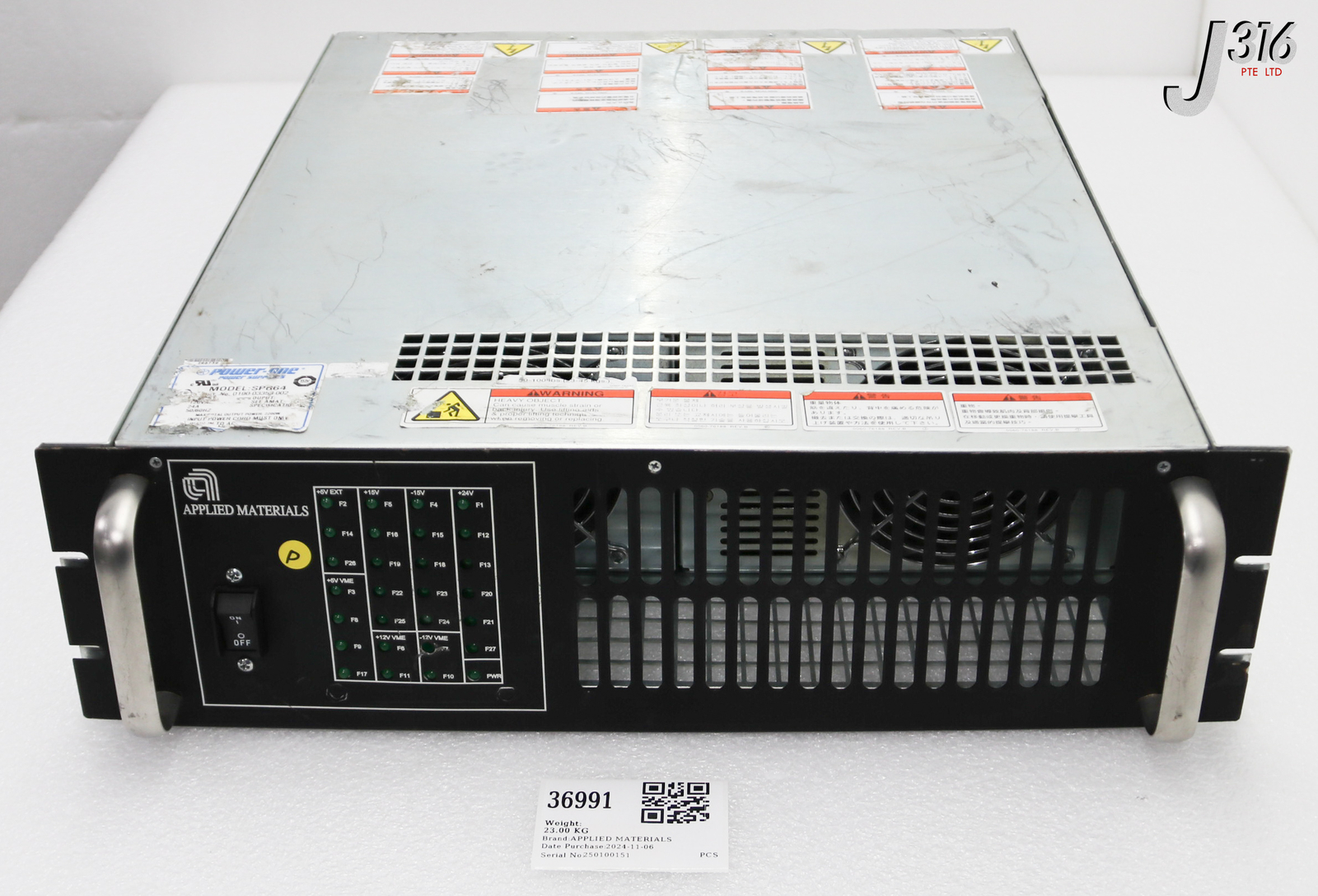 36991 APPLIED MATERIALS DC PS CENTURA II CONT, 120VAC, SP664 0190-03358