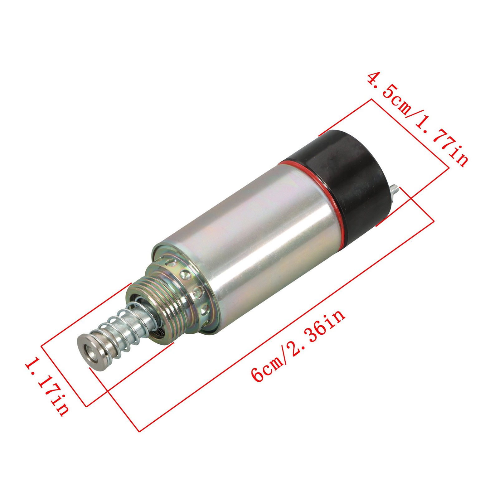 Fuel Shut Off Solenoid 12V 125-5771 9X-5312 For Caterpillar CAT 3114 3116 3126