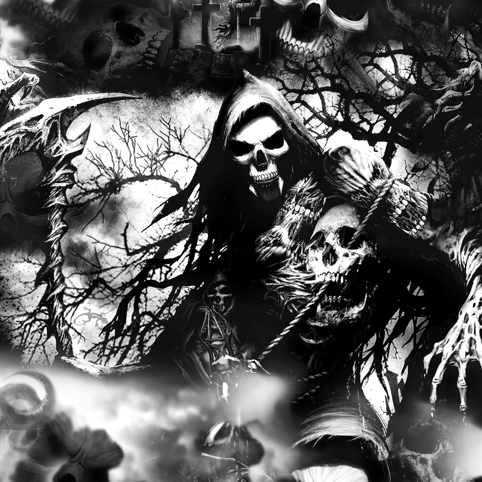 HYDROGRAPHIC FILM SKULLS Geepers Reapers 7′ x 20″ of film hydro dipping DIP APE