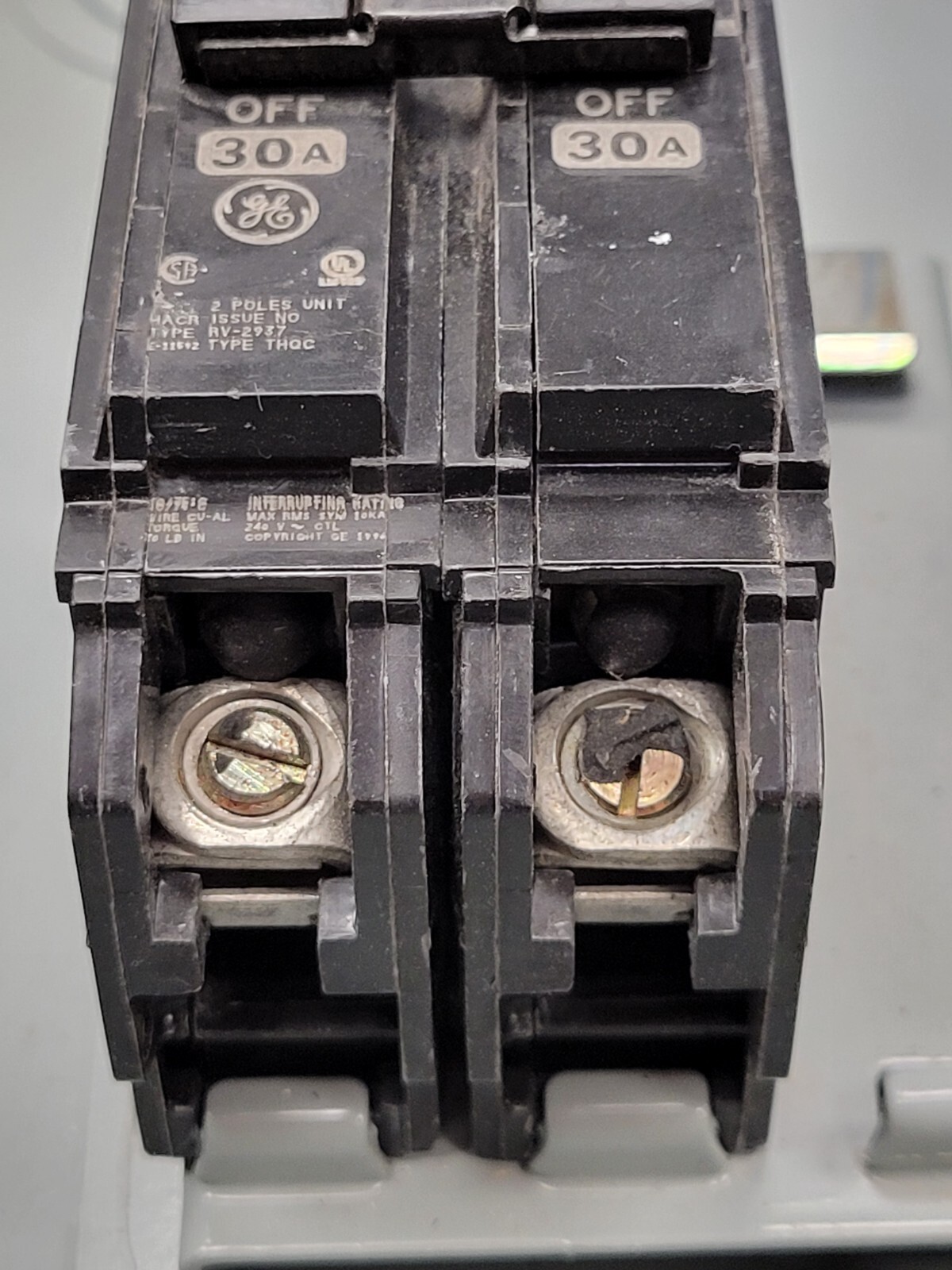 GE TQC100S Circuit Breaker Enclosure 100A 240V 3P Type 1 with THQB230 Breaker