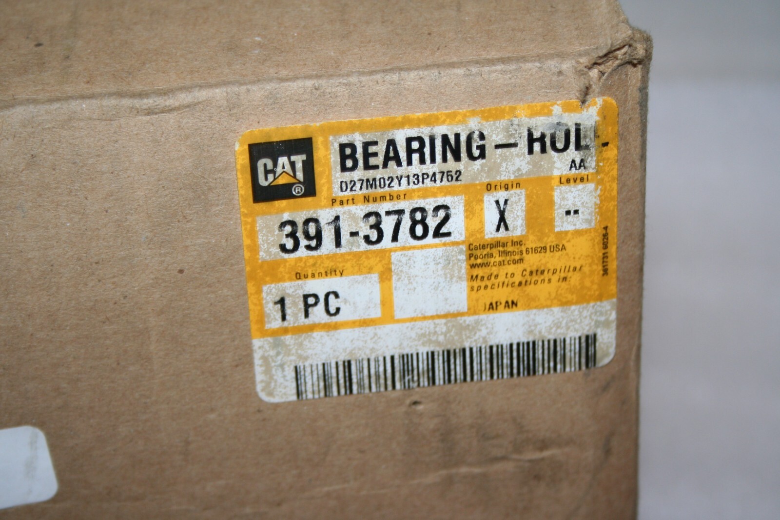 NSK 22320 EAE4 Spherical Roller Bearing, CAT # 391-3782 – New –