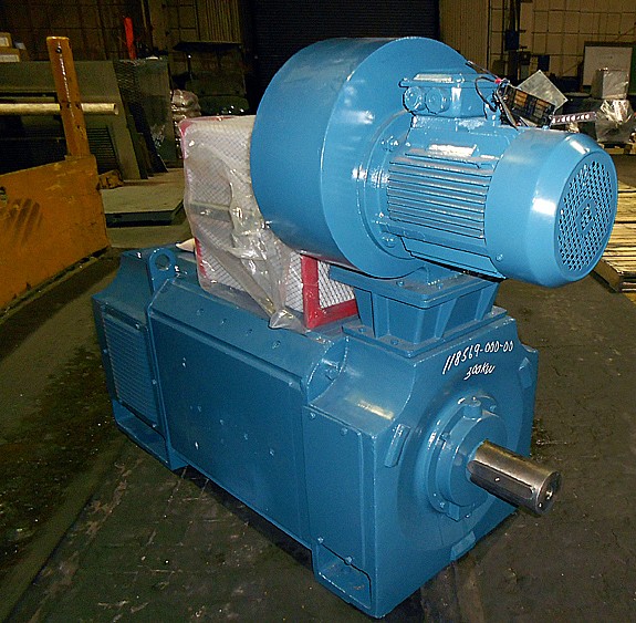 400 HP Shanghai Nanyang 500V DC Motor 1750 RPM Shunt IP21S Frame 24-280/22