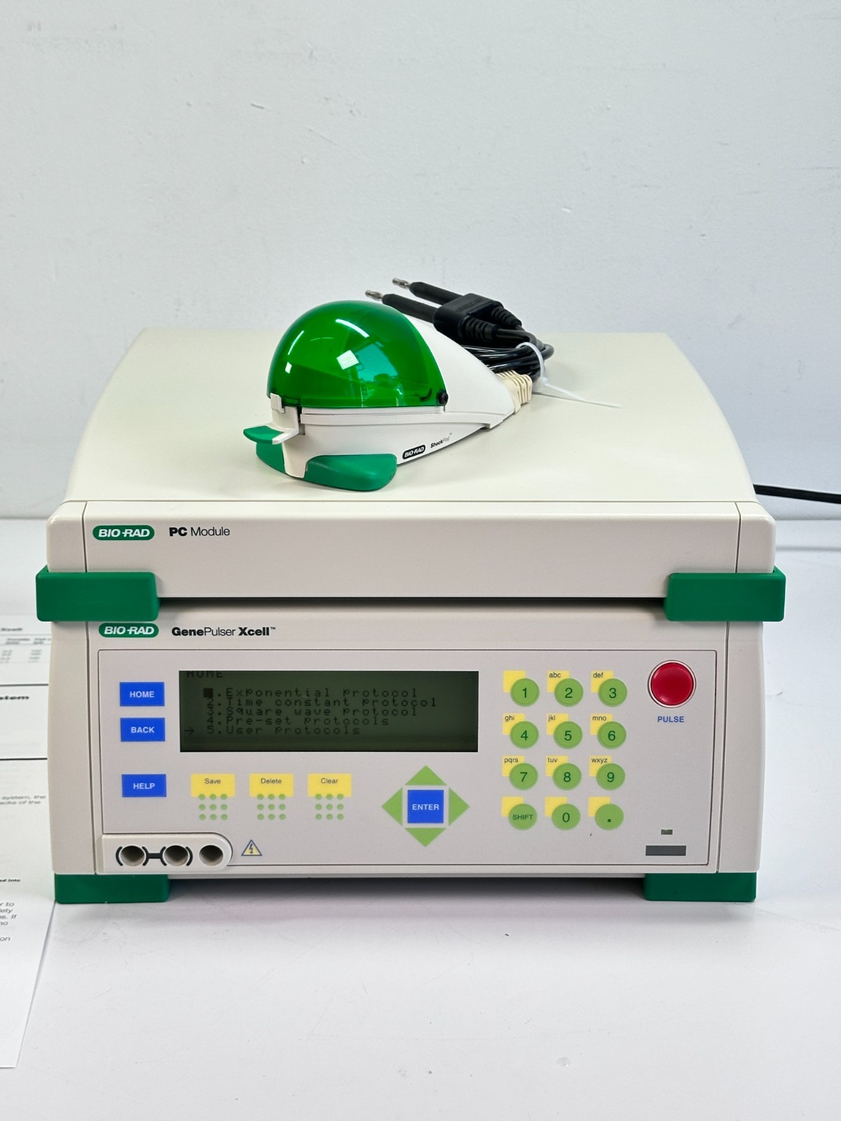 Bio-Rad GenePulser Xcell w/ PC Module and Shock Pod w/ Warranty