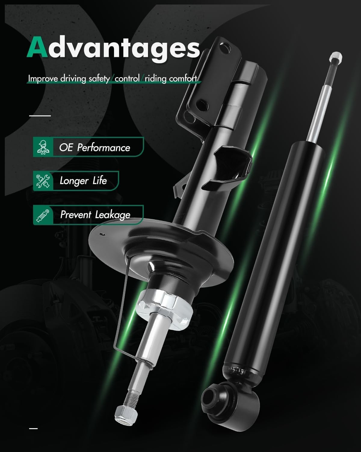 Front Rear 4pcs Shocks for BMW X5 Shock Absorbers