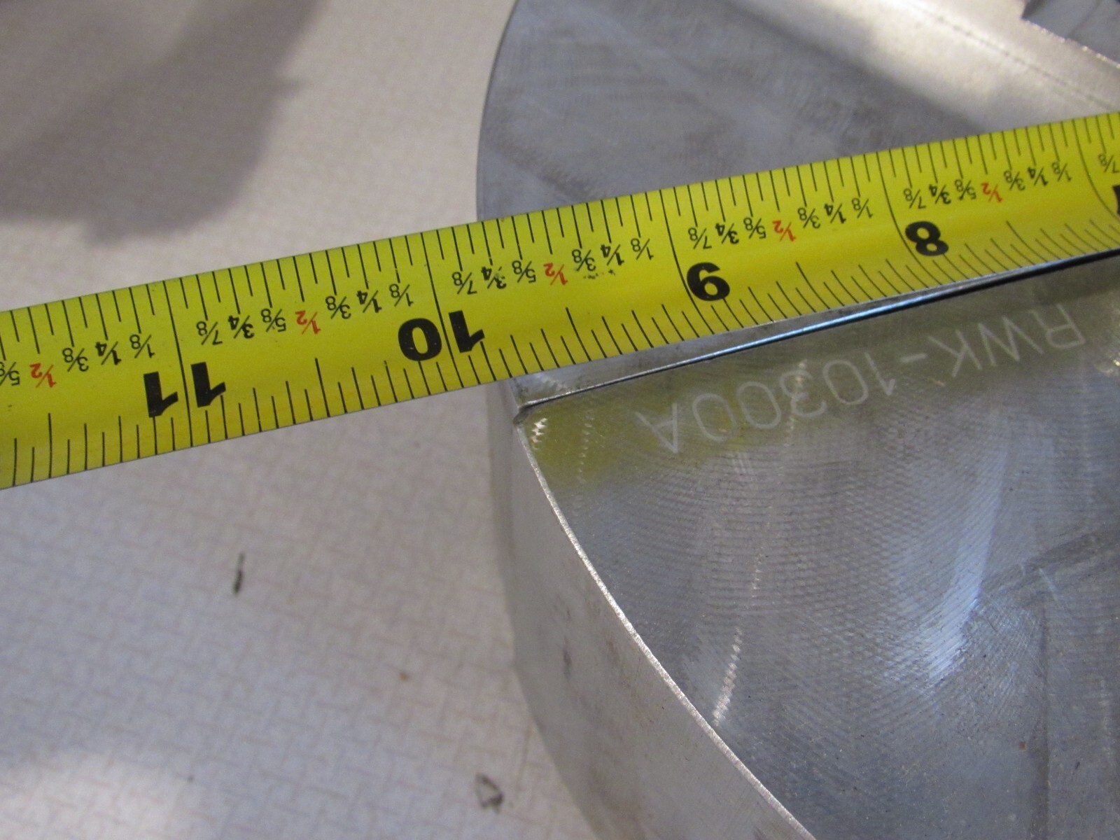 METRIC TONGUE & GROOVE 10″ x 3″ ALUMINUM PIE JAWS KNCS ROTA CHUCK SCHUNK