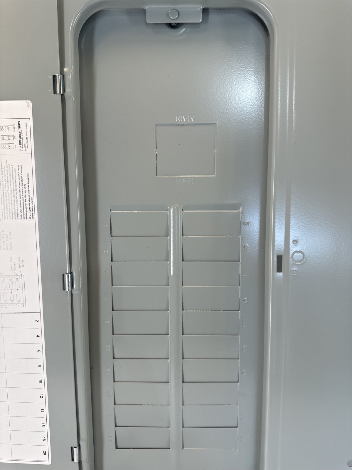 GE 100 Amp 20-Space 20-Circuit Main Breaker Indoor Contractor Kit TM2010CCUBK1
