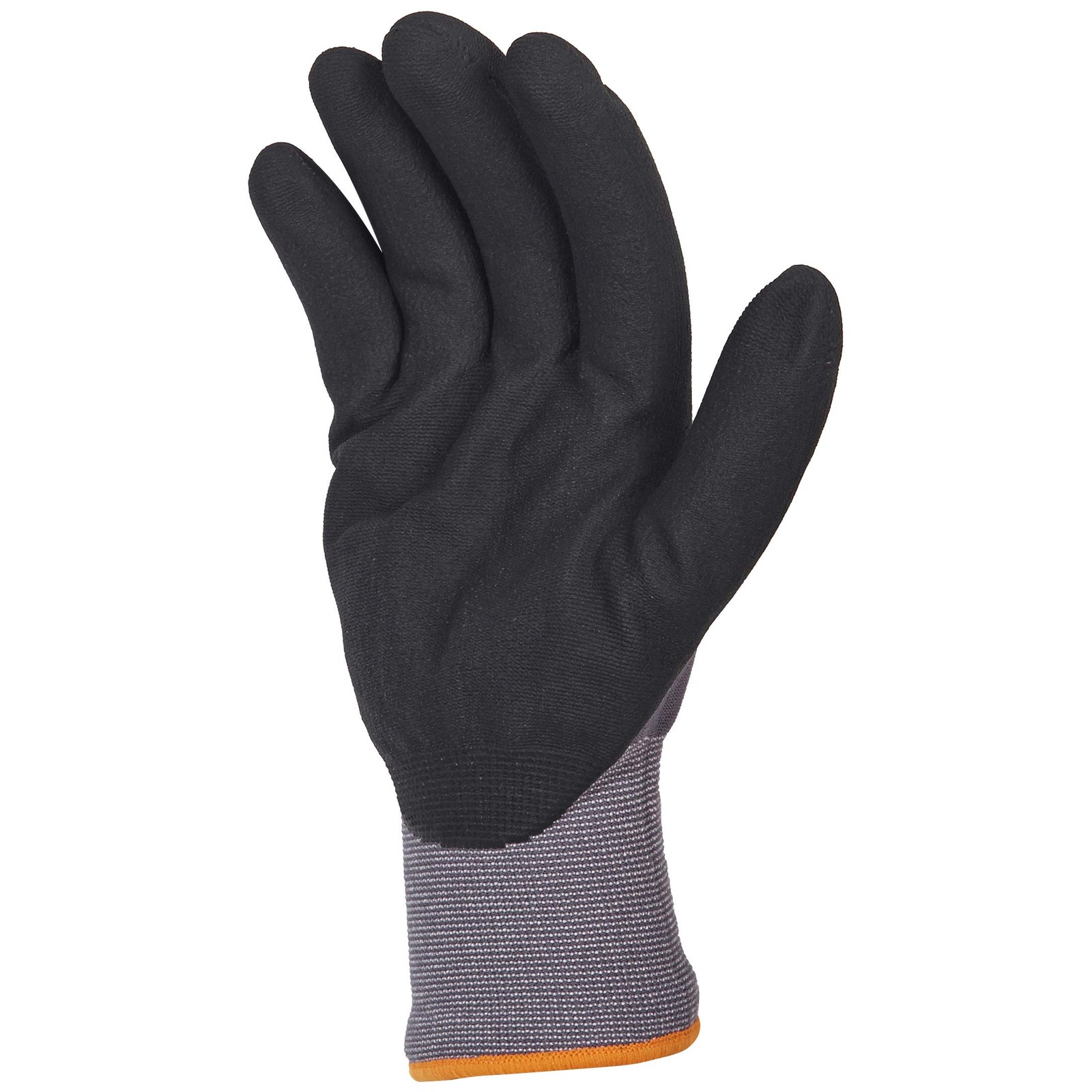 Retailer Basics Micro-Foam Nitrile Coated Work Gloves Nylon Liner Fiber Touch