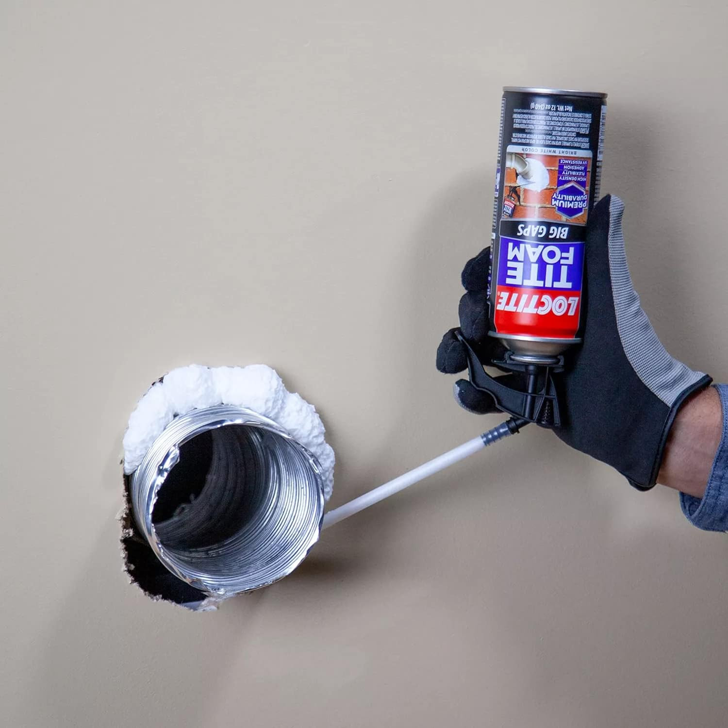 Loctite Tite Foam Big Gaps Spray Foam Sealant, Polyurethane Expanding Insulation
