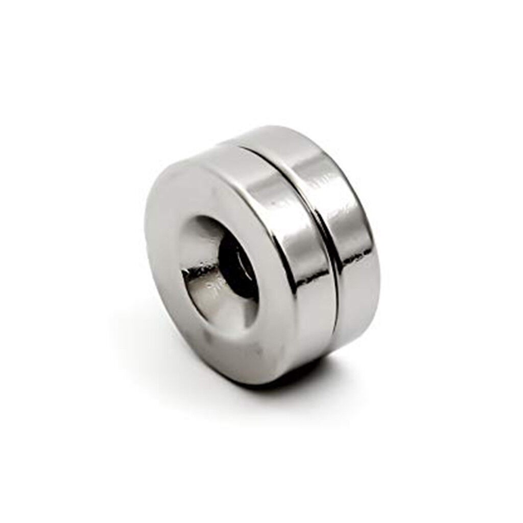 15 25 50 Strong Neodymium Magnets Countersunk Ring 25 X 5mm Rare Earth 5mm hole