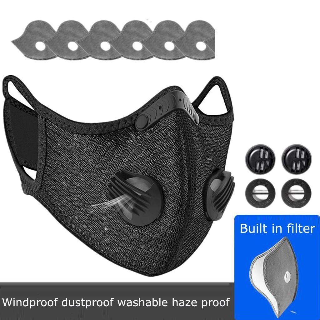 Washable & Reusable Half-Face Shield – Anti-Dust/Pollution Protective Facepiece