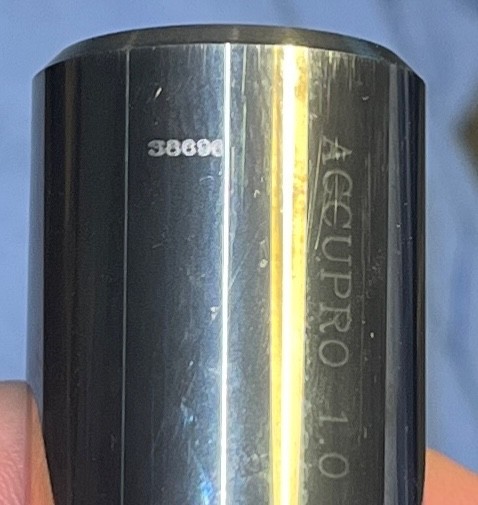 ACCUPRO Corner Radius End Mill: 1″ Dia, 1-3/4″ LOC, 0.0150″ Corner Radius, 4 Flu