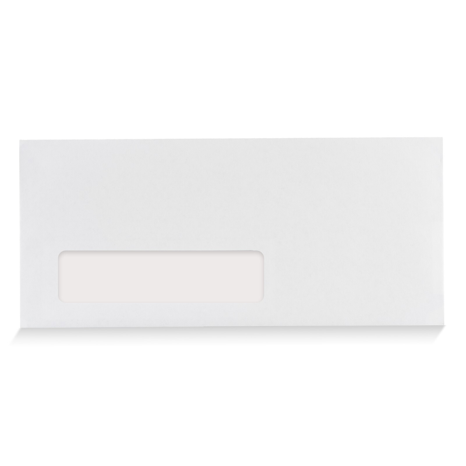 500 #10 Single Left Window Envelopes, Gummed Closure – 500 Count (35410)