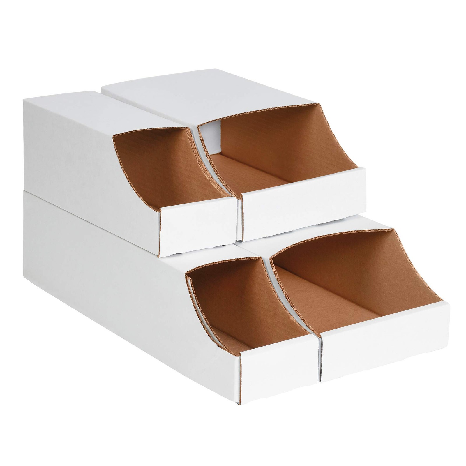Box USA Storage Bins Medium 7″L x 12″W x 4 7 x 12 x 4 1/2″, Oyster White