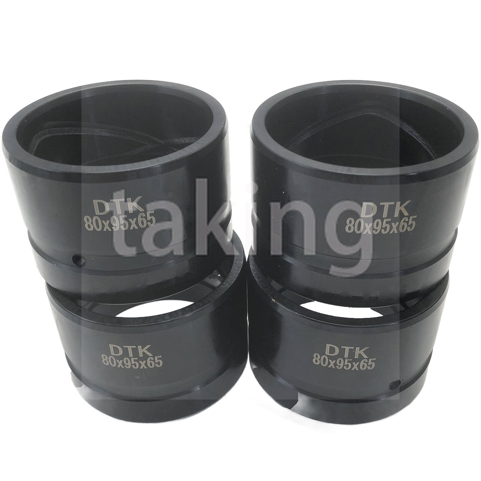 New 4pc 80mm excavator bushing harden steel bushing ID 80mm x OD 95mm x L 65 mm