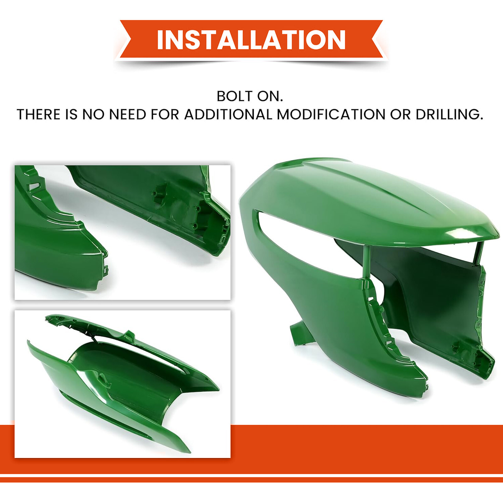Lawn Mower Front Hood For John Deere X300 304 310 320 340 360 Tractors #M152313