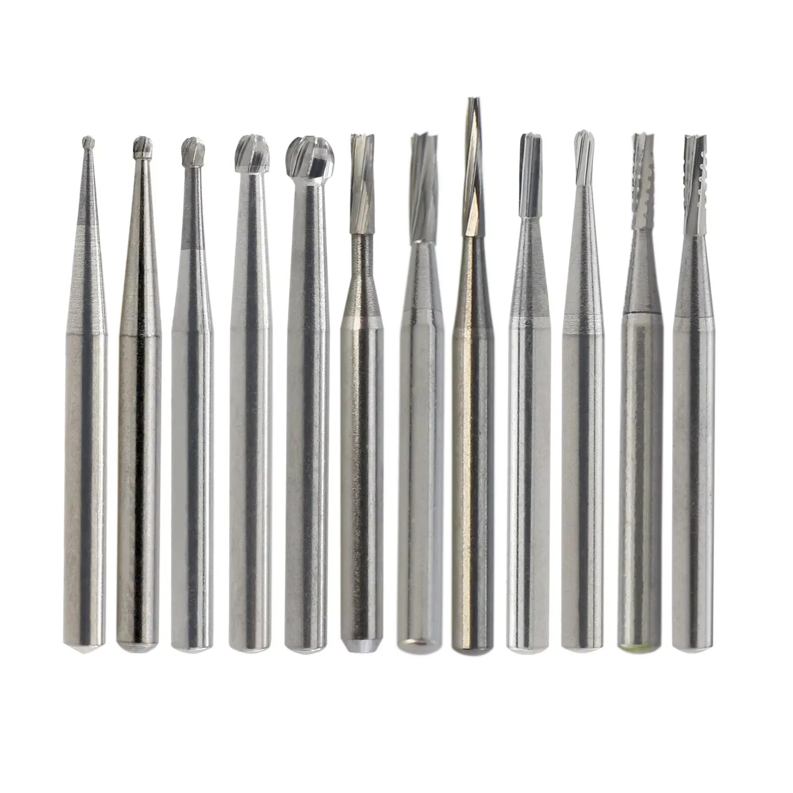 5pcs Prima Wave Dental Carbide Burs High Speed FG 19mm/Surgical FGOS SL 557 25mm