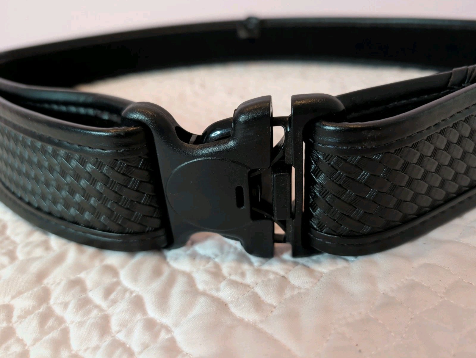Bianchi Accumold Elite Basketweave Leather Duty Belt 52″ -58”