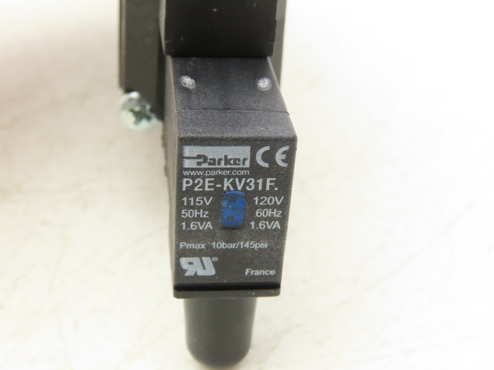 Parker B521BB553C Solenoid Air Control Valve 4 Way 2 Position 120VAC 1/4″ NPT