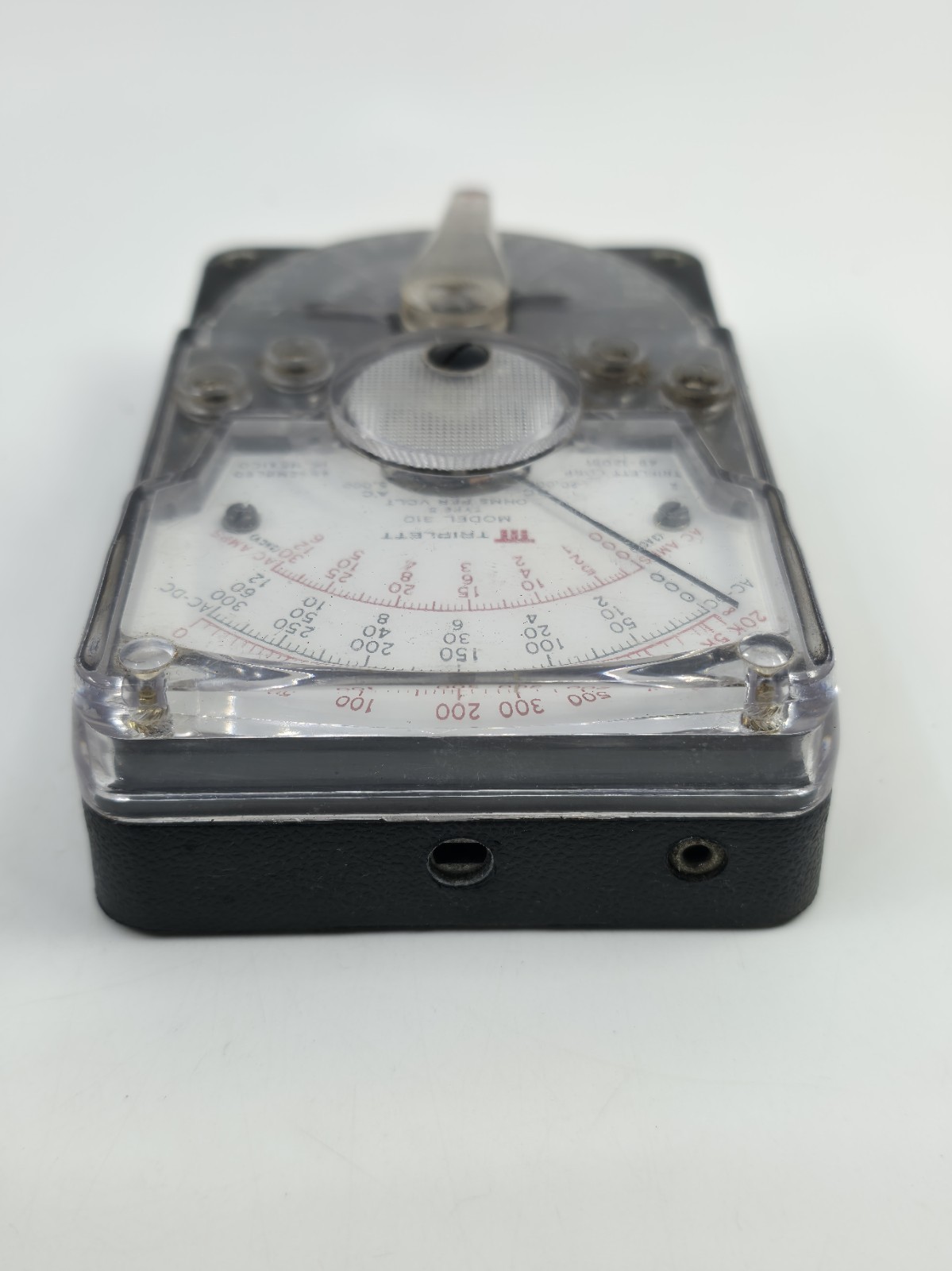 ​Vintage Triplett Model 310 Type 5 VOM Analog Multimeter With Leather Case