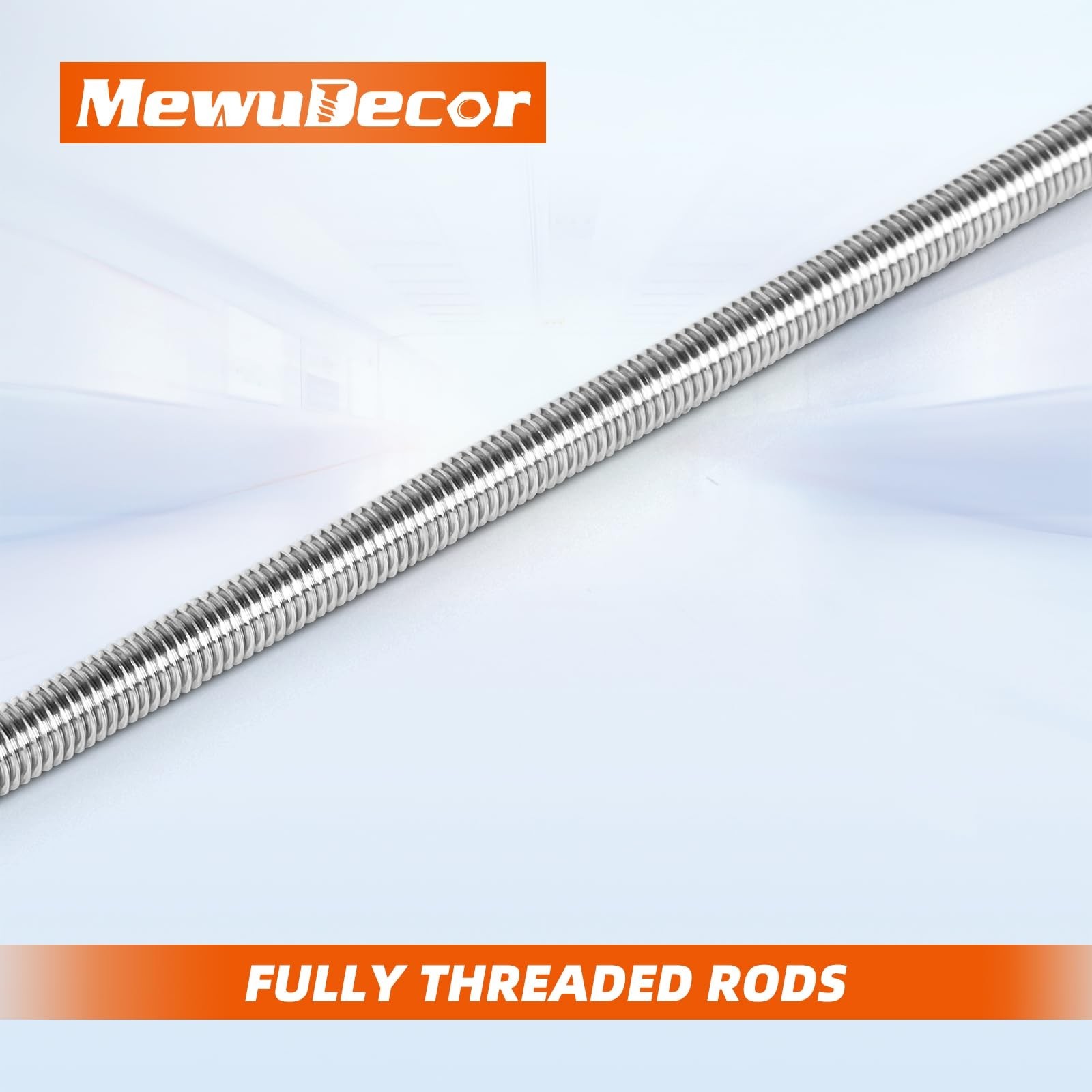 M8-1.25 x 200mm Fully Threaded Rod, Long Threaded Screw, 304 Stainless Steel …